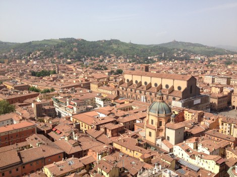 Bologna from the top of the tower