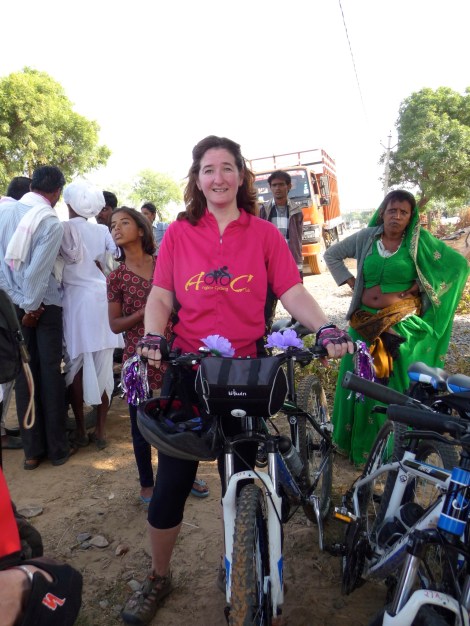 Coordinating face and shirt colour, so on trend
